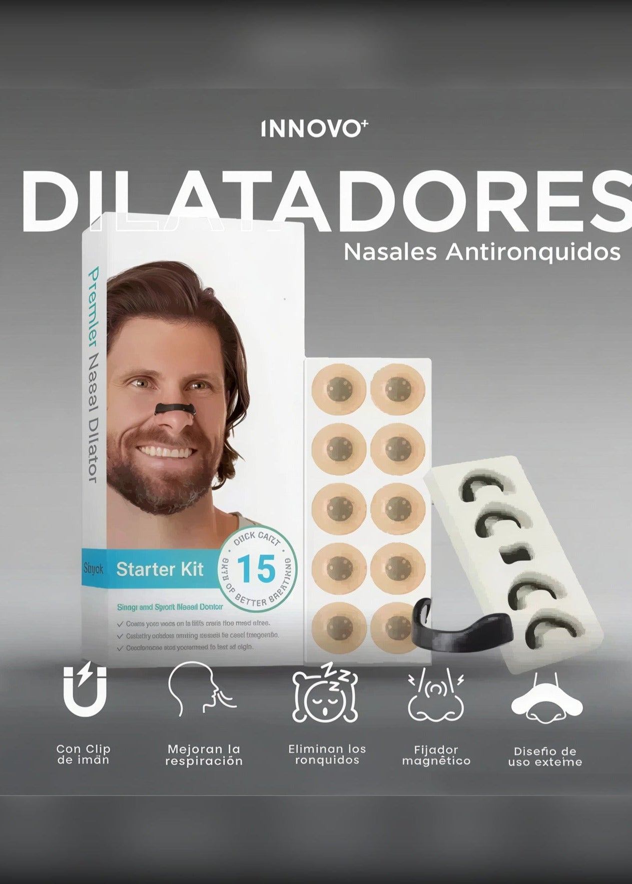 Tiras Nasales Magneticas